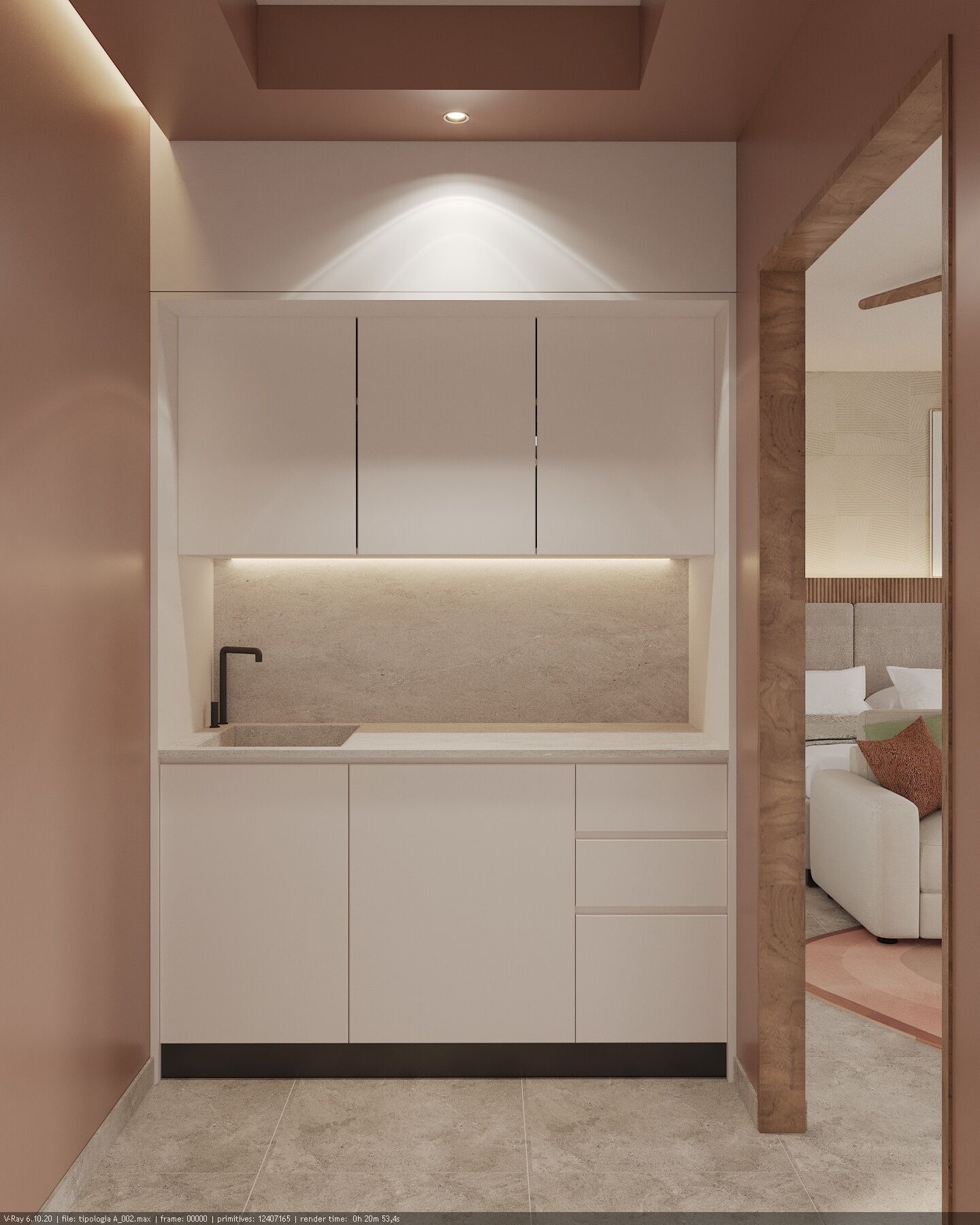 Classic-Apartment, Gartenblick | Eigene Kochnische