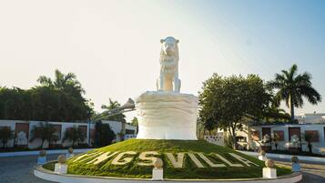 숙박 시설 입구