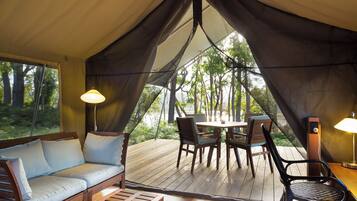 Tenda Deluxe, vista laguna | Biancheria da letto di alta qualità, lenzuola