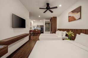 Family Apartment, Non Smoking, City View | Desk, laptop workspace, free WiFi, bed sheets - Zen Lotus Hotel & Apartment (Da Nang)