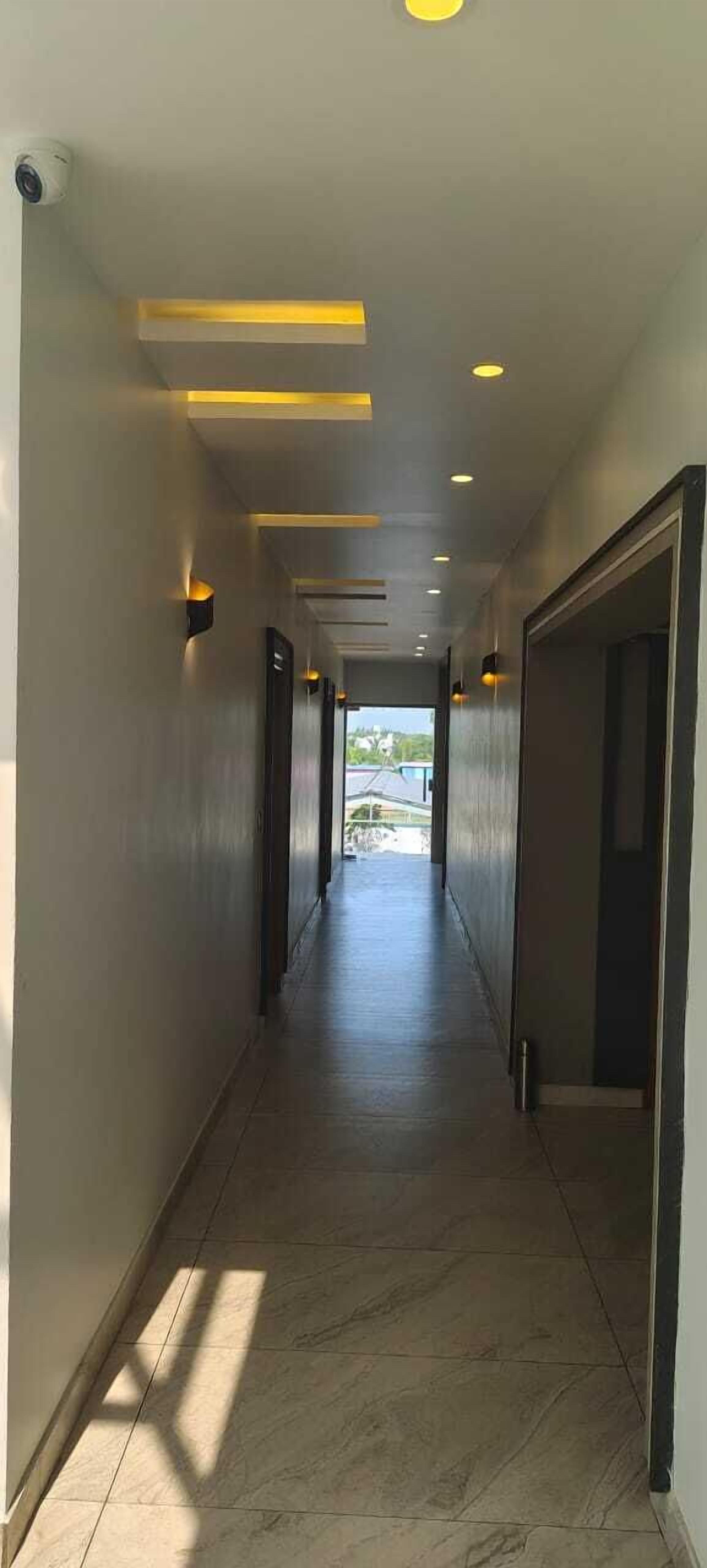 Desk, laptop workspace, free WiFi