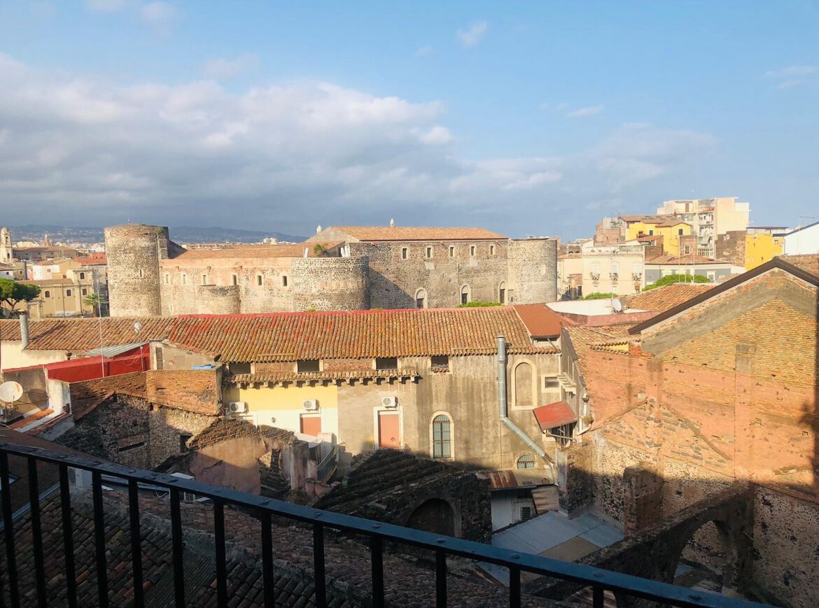 Standard-Doppelzimmer, Balkon, Stadtblick | Ausblick vom Zimmer