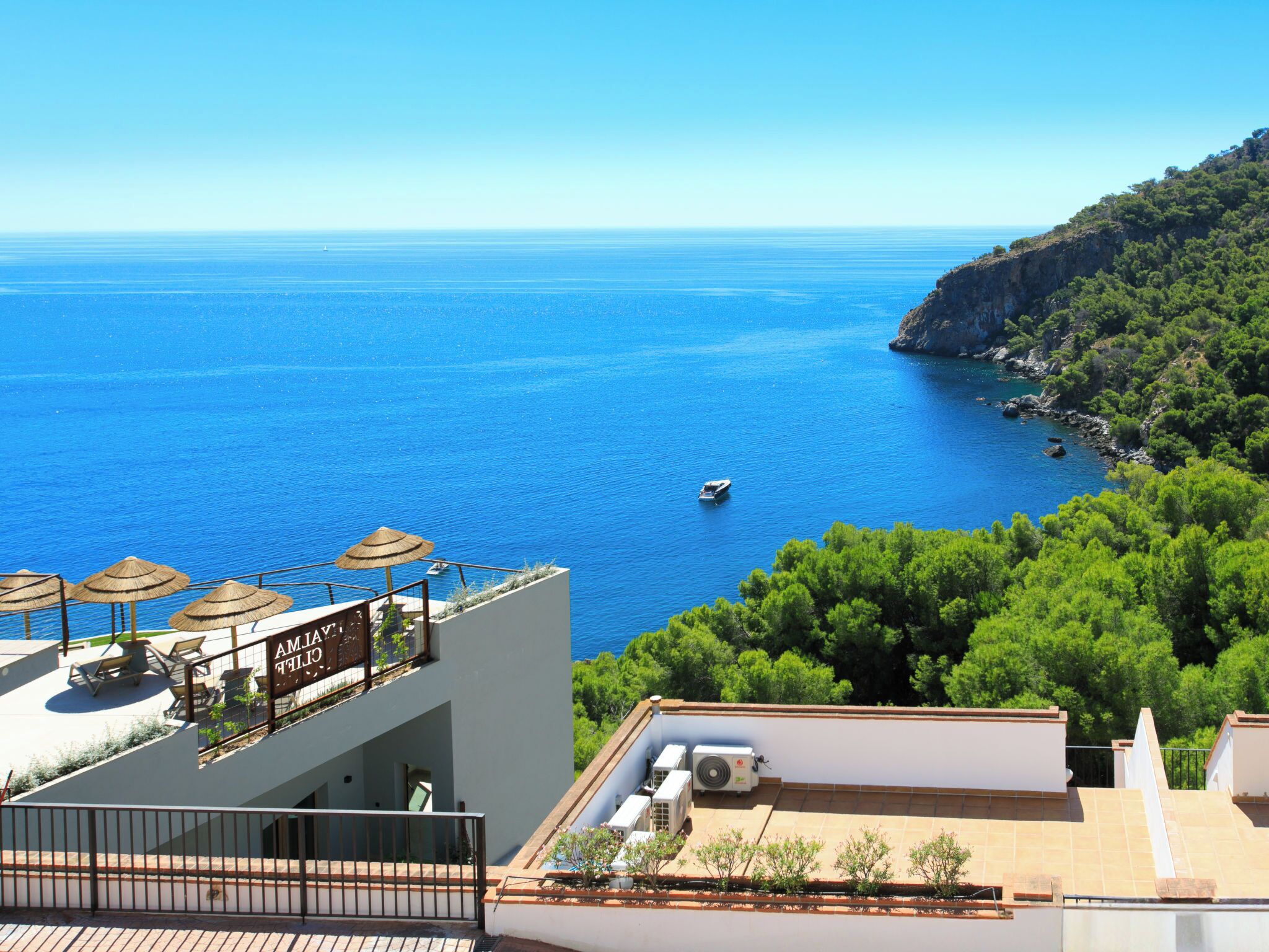 Blick von der Unterkunft