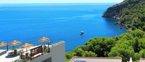 Blick von der Unterkunft