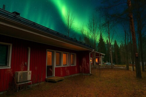 Aurora house near Santa Claus