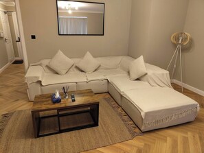 公寓, 2 间卧室, 无障碍, 吸烟房 | 客厅