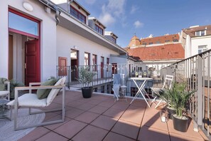 Terrace/patio - TurnKey | Florenc Apartment with Terrace II (Praha 8)
