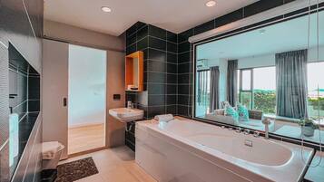 Handdoeken, zeep, shampoo, toiletpapier