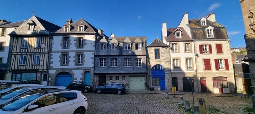 Bright apartment with terrace in the heart of Morlaix