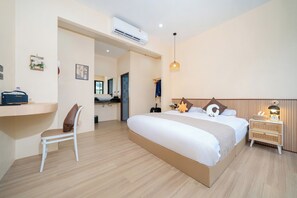 خزنة داخل الغرفة وواي فاي مجانًا وملاءات أسرّة