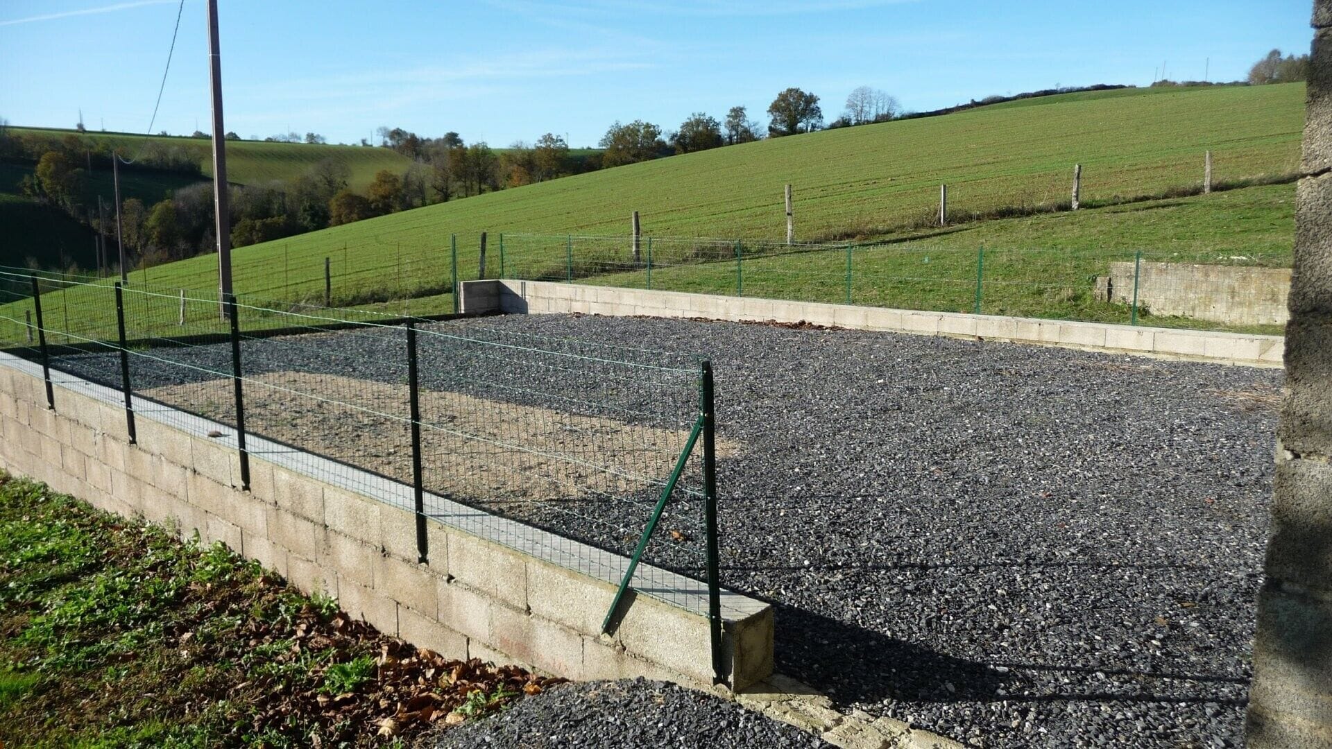 Terrain de l’hébergement 