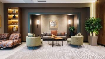 Sala de estar en el lobby