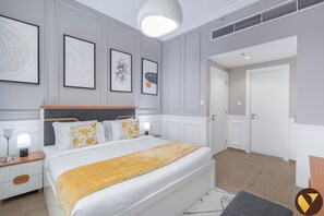 Căn hộ Cao cấp, ban công, quang cảnh thành phố | Bàn ủi/dụng cụ ủi quần áo, nôi/giường cho trẻ sơ sinh (phụ phí) 