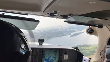 Blick von der Unterkunft