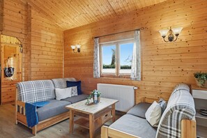 Tv, böcker och en stereo