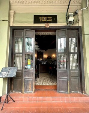 Facciata della struttura