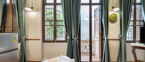 Superior Quadruple Room, 2 Queen Beds, Balcony, City View | City view