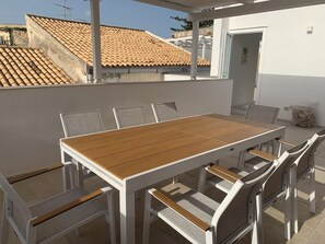 Outdoor dining - Amate Case by Ortigia Apartments (Syracuse)