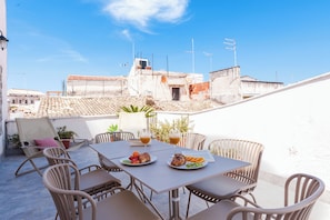 Outdoor dining - Five Stars Sicily Intera by Ortigia Apartments (Syracuse)