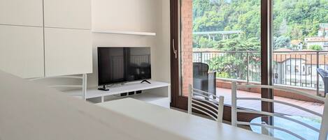 Appartement, vue montagne | Literie de qualité supérieure, couette en duvet d'oie