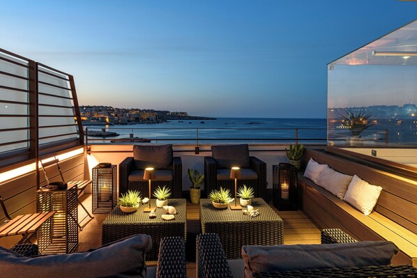 Terrace/patio - Lucea Sea Terrace by Ortigiapartments (Syracuse)