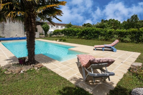 Holiday Home “La Longère Claudine” with Shared Pool, Terrace & Wi-Fi