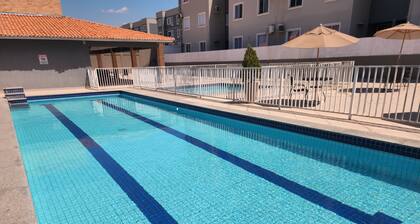 Cozy apartment with 2 bedrooms and a sofa bed.