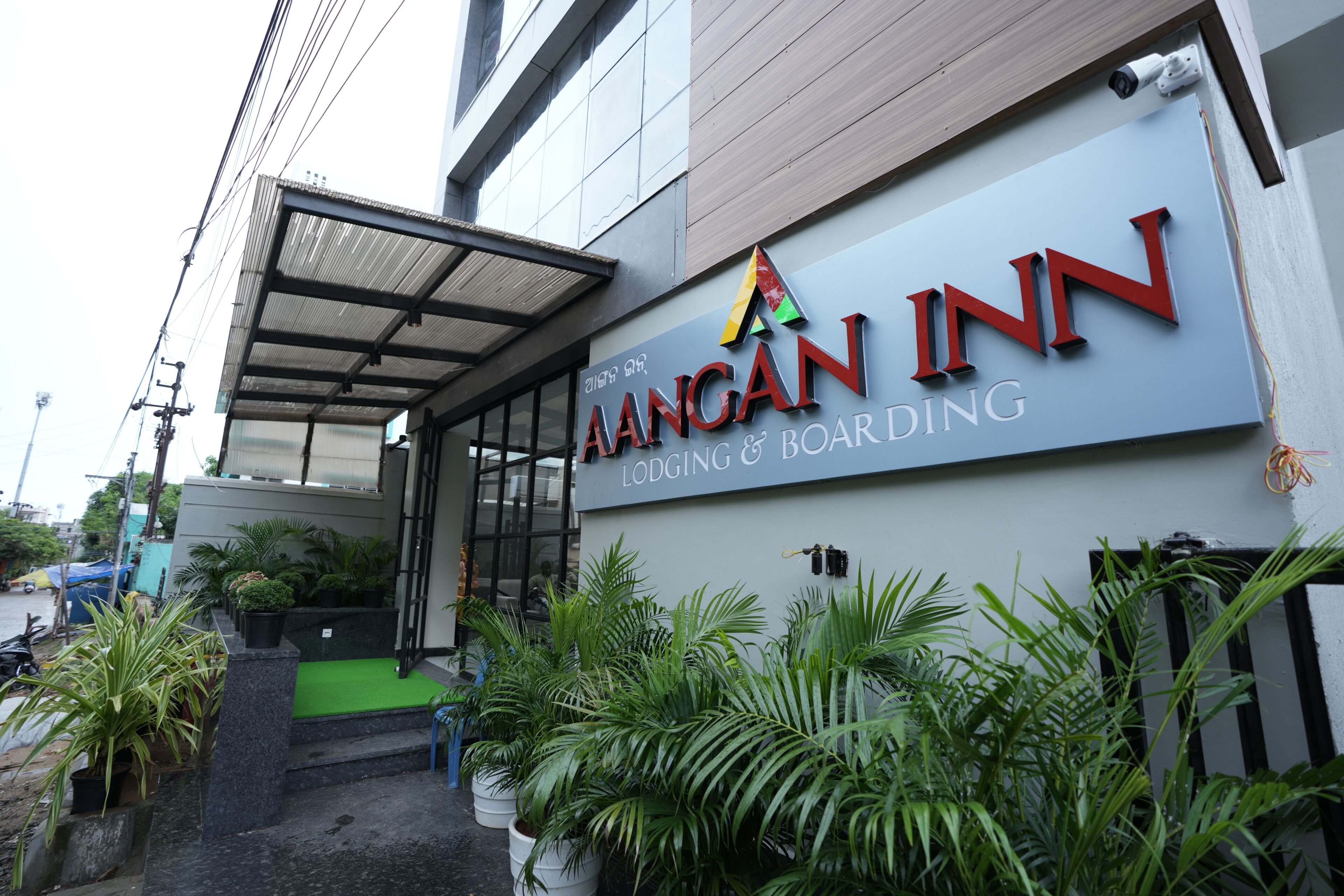 Façade de l’hébergement