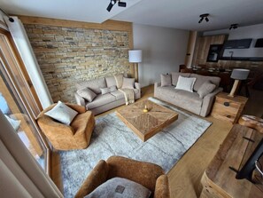 Living area - Parenthèses A12 by Avecoeur (Huez)