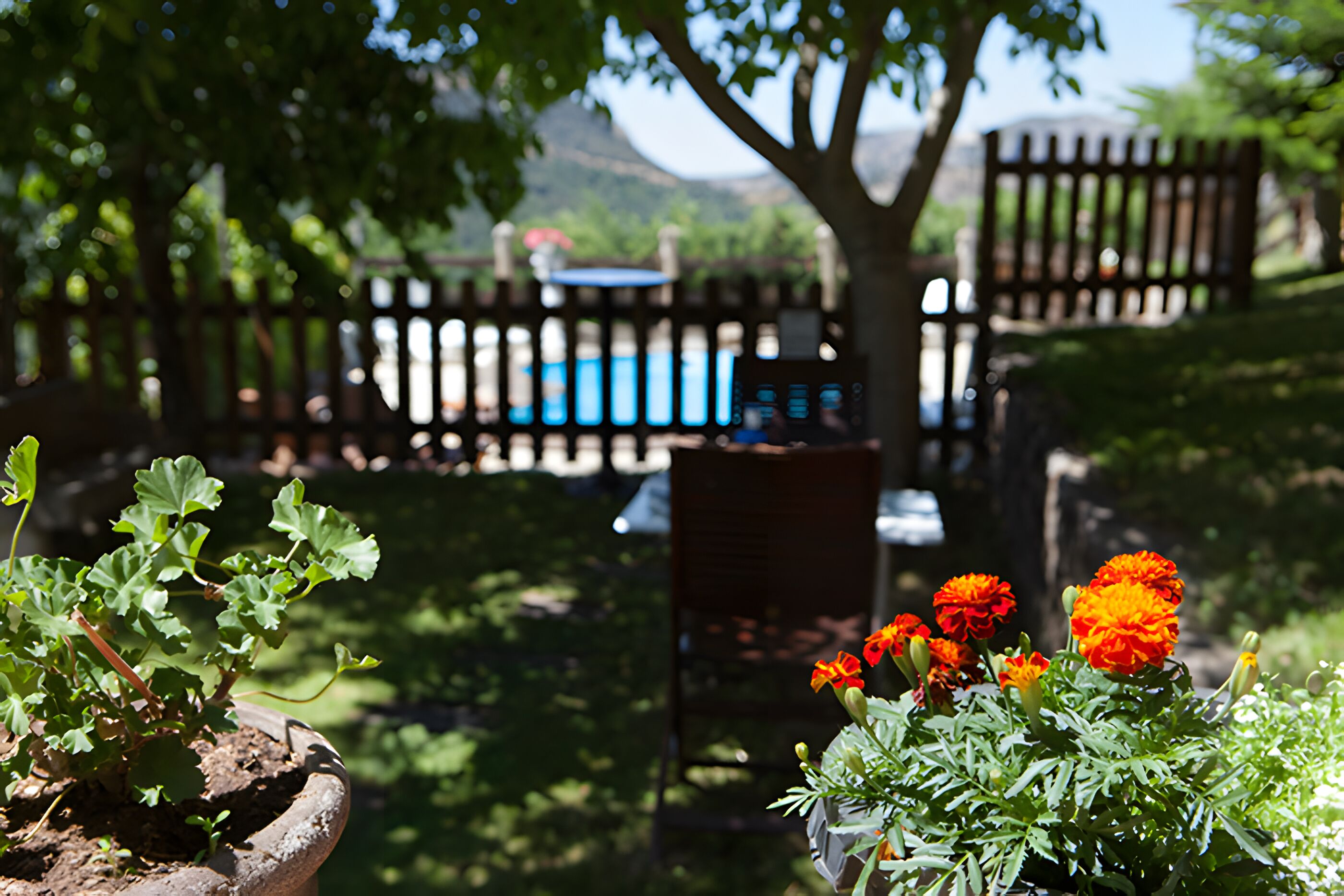 Enceinte de l’hébergement