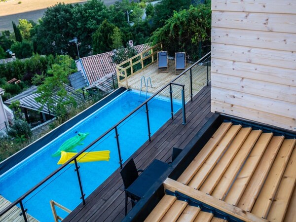 Mountain-view Eco-friendly Cottage - Digne