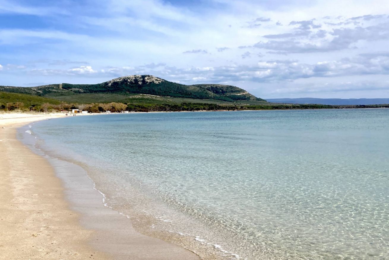 On the beach, beach towels
