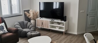 Holiday Home 'Casa Do Carapacho' with Sea View, Wi-Fi and Air Conditioning