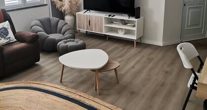 Maison de vacances « Casa do Carapacho » avec vue sur la mer, Wi-Fi et climatisation