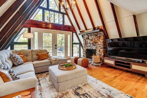 House (2 Bedrooms) | Front of property - Modern A-frame in Fairfield Bay w/ Pool Access (Fairfield Bay)