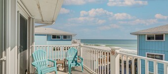 Walk to Kure Beach! Bright Condo w/ Ocean Views