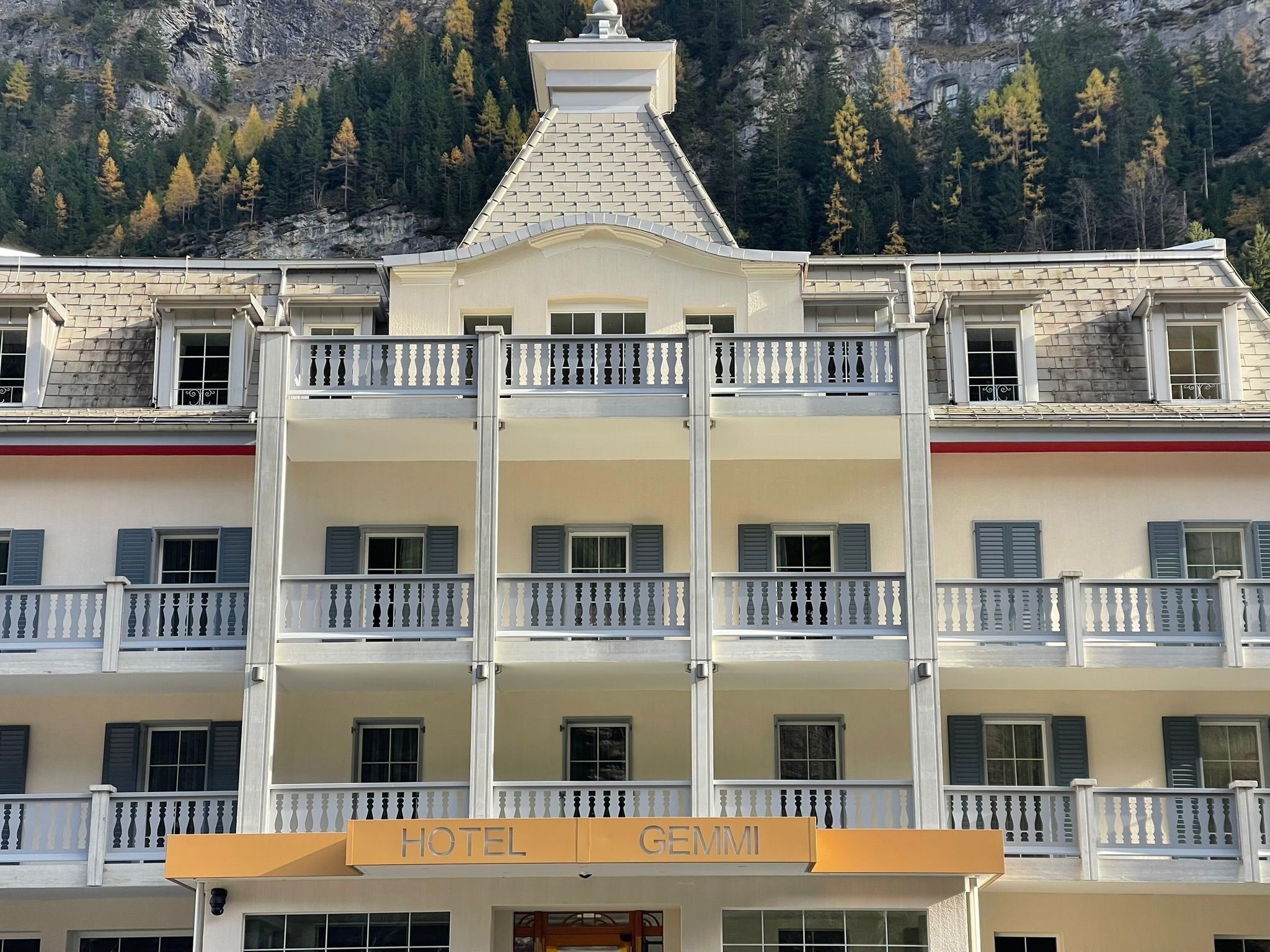 Façade de l’hébergement