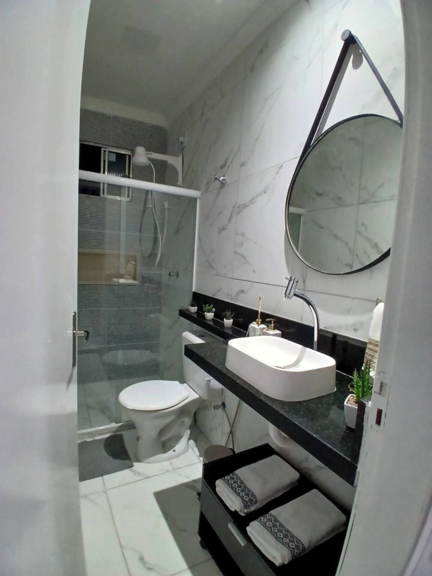Towels, soap, toilet paper