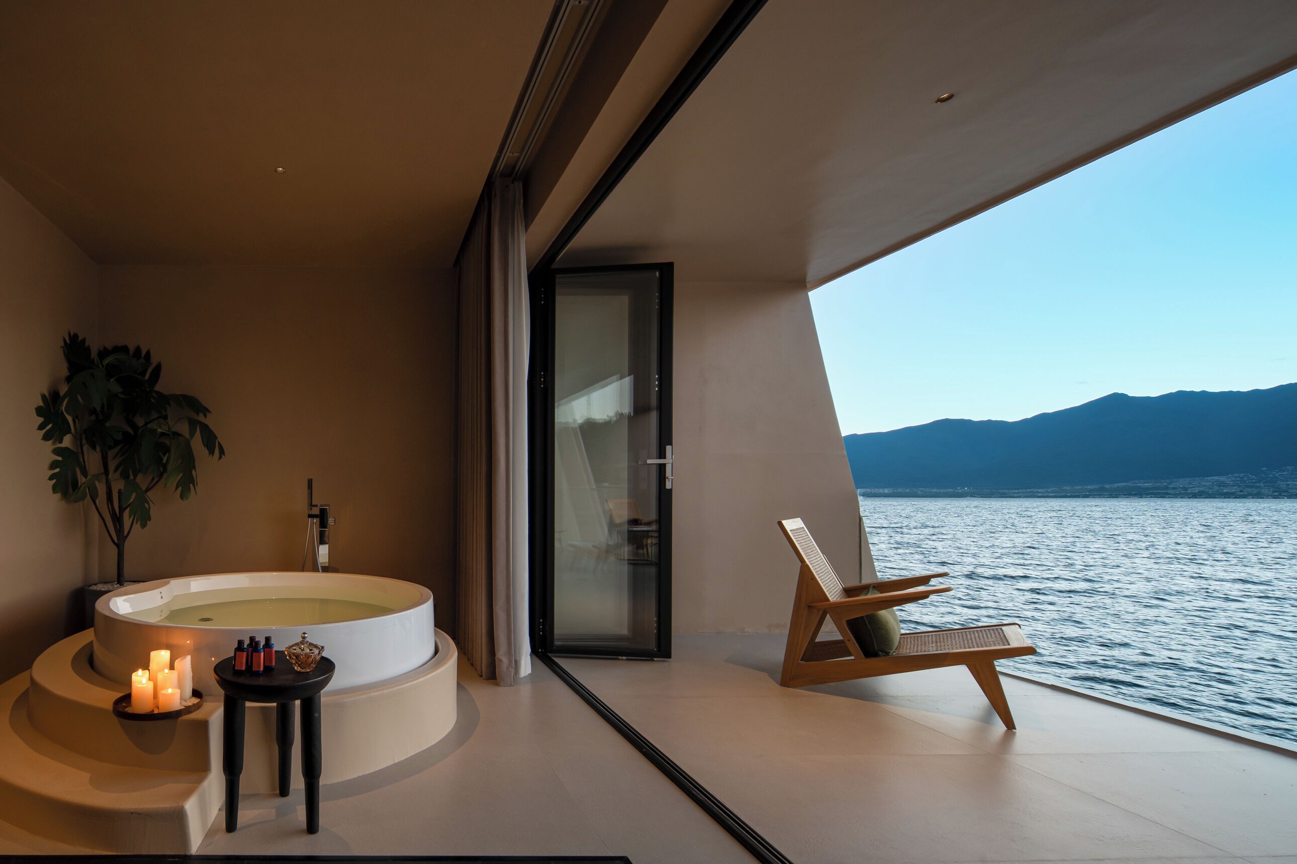 Luxury Double Room, Ocean View | Terrace/patio