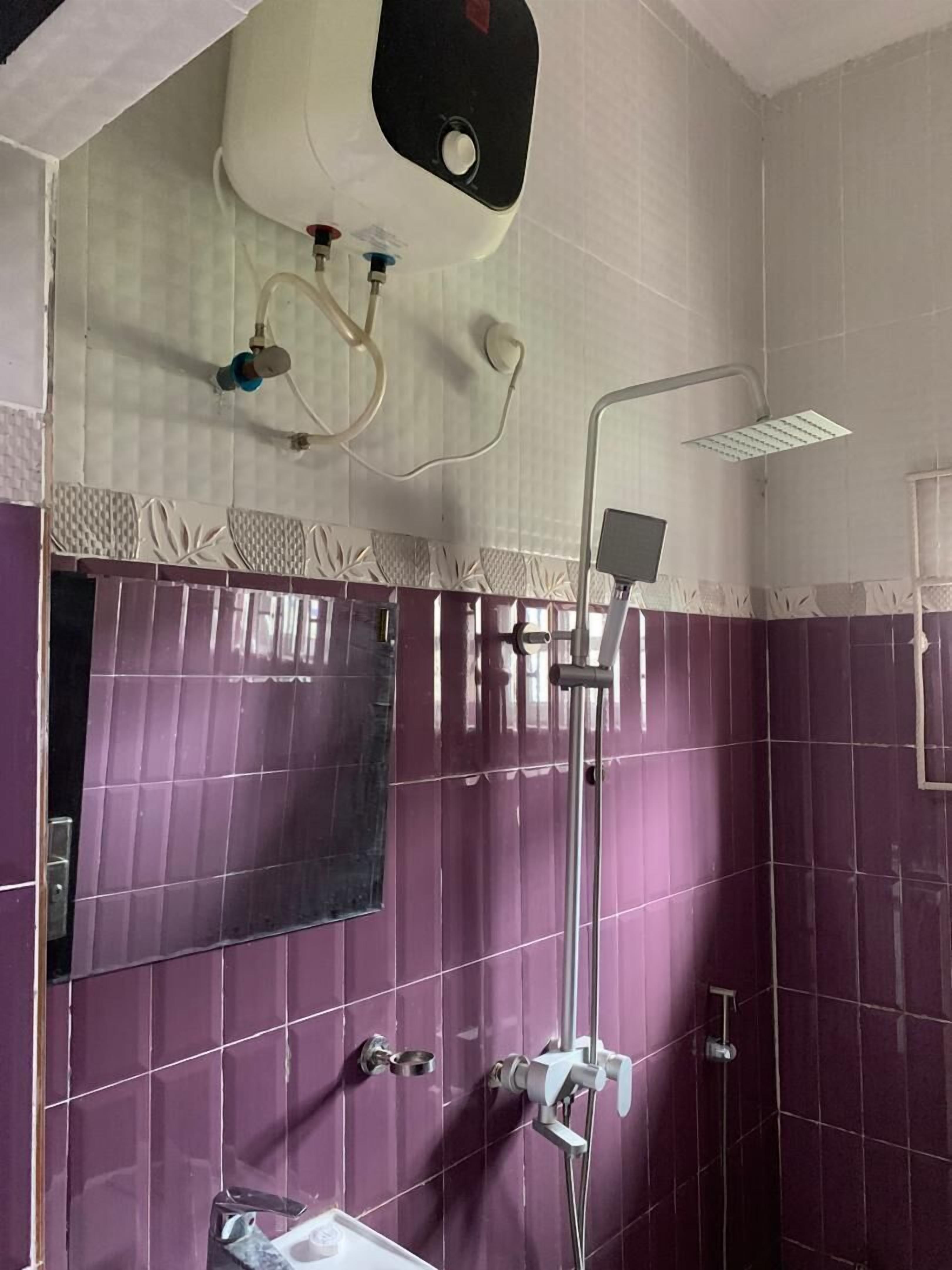 Luxury Room | Bathroom | Shower, towels, soap, toilet paper