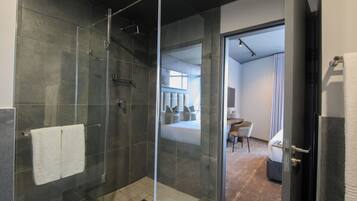 Secador de pelo, toallas, jabón, shampoo