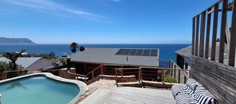 Boho Ocean-View Villa: Pool & Walk to Beach