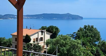 Caprioli Sea View Room with Wi-Fi and Air Conditioning