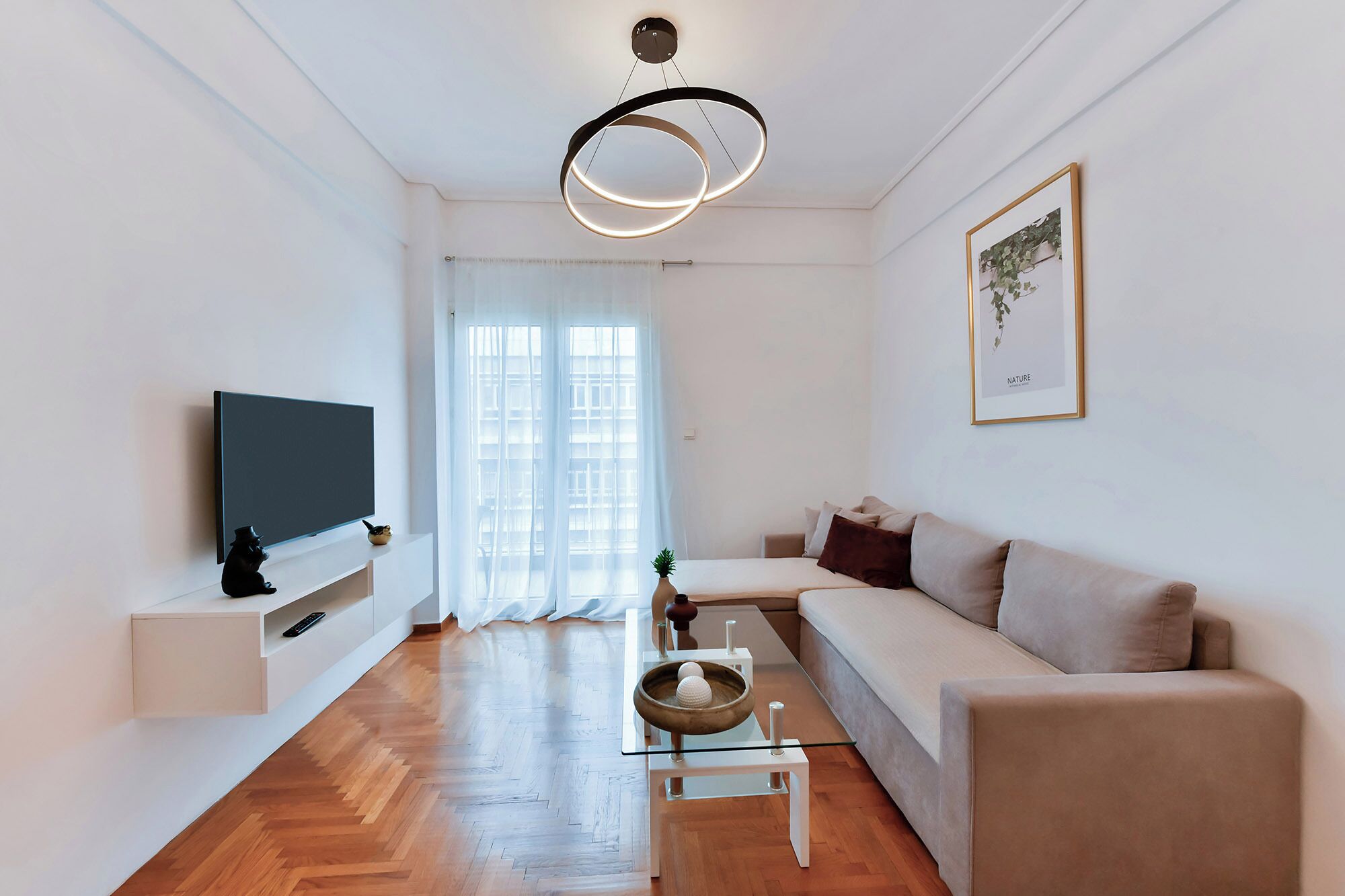 Apartamento, 3 quartos | Área de estar