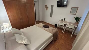 Classic Double Room, City View | Desk, laptop workspace, free WiFi