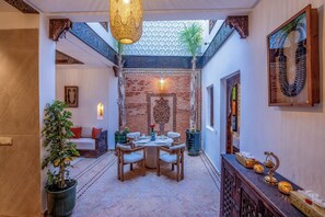 Living area - Riad Musée (Marrakech)