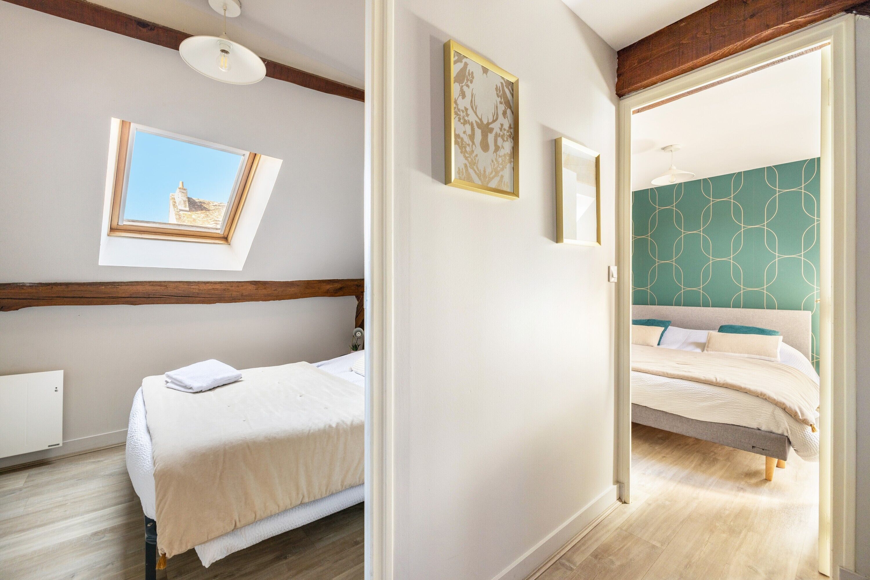 3 slaapkamers, een strijkplank/strijkijzer, wifi