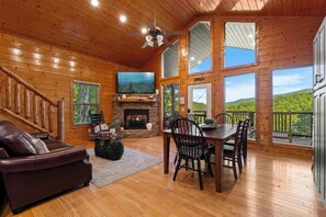 Interior - Serene Mountain Retreat | Big Views, Hot Tub & EV (Sevierville)