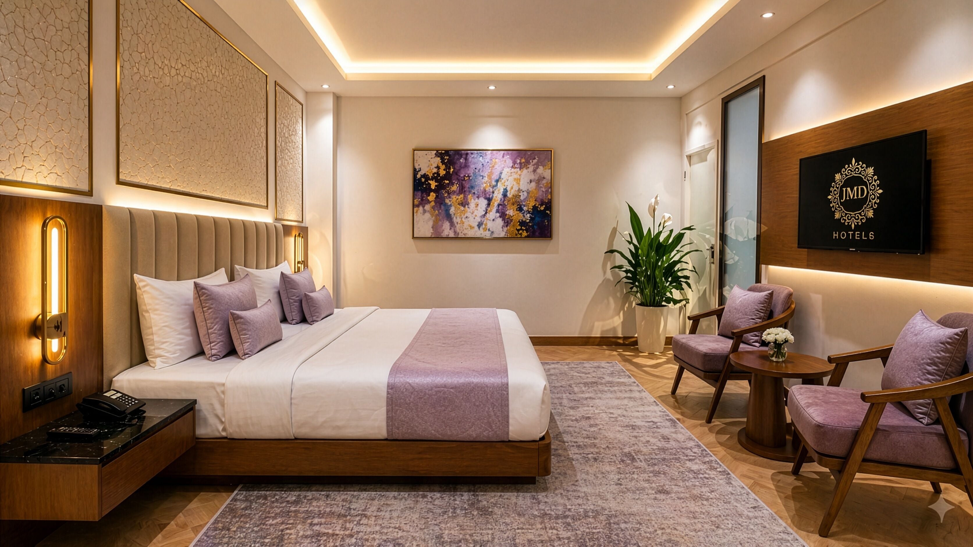 Egyptian cotton sheets, premium bedding, minibar, free WiFi