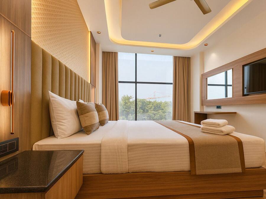 Ropa de cama de alta calidad, minibar, wifi gratis y ropa de cama